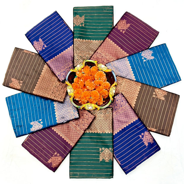 Vastra Creations Banarasi Soft Silk Saree